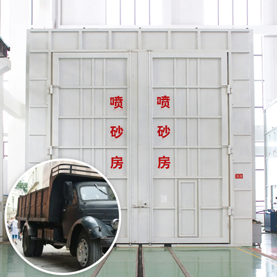 Small Sand Blast Booths For Cleaning Car Frame And Truck