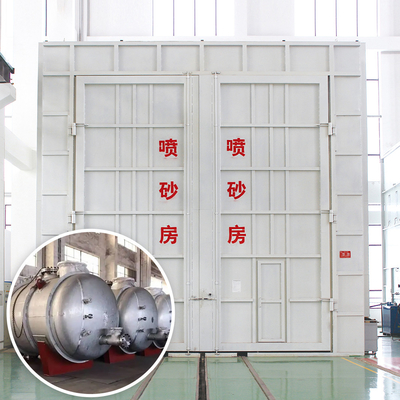 Small Sand Blast Booths For Cleaning Car Frame And Truck
