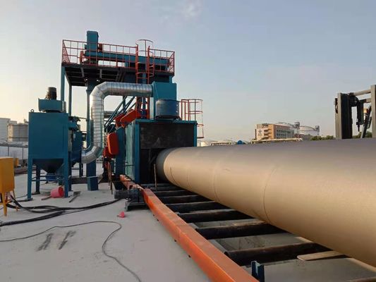 Steel Pipe Outer Wall Shot Blasting Machine Factory Price