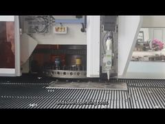 Combined CNC turret punching machine with laser cutter